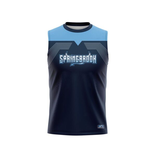 Compression Pattern Track Jersey - Short Sleeves or Sleeveless front