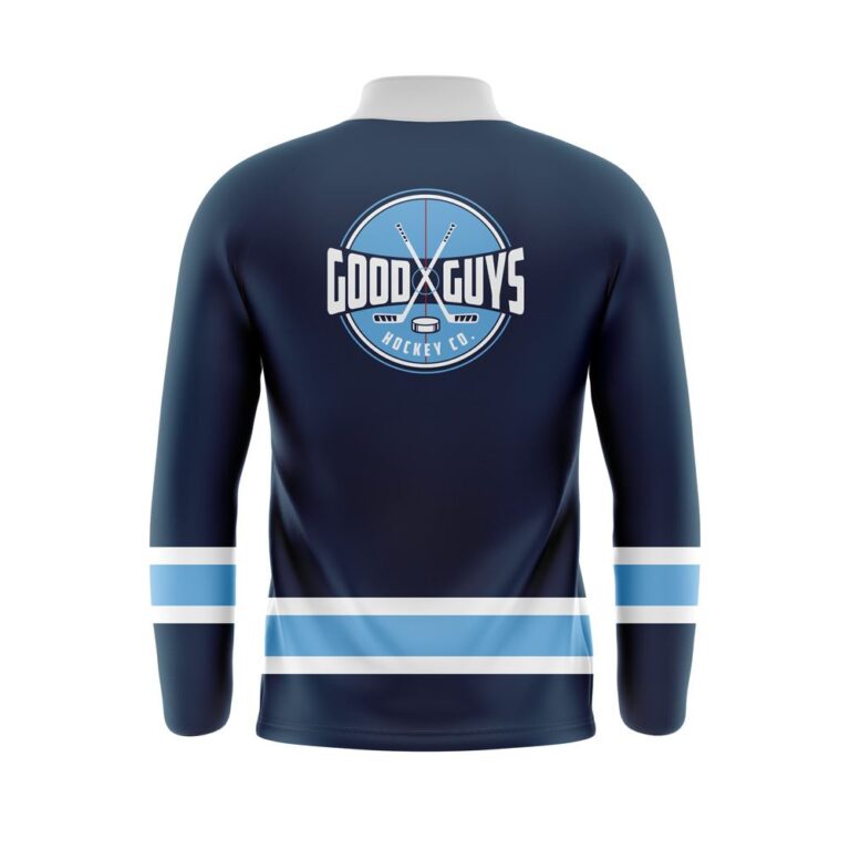 Full Dye Sub Quarter Zip Pullover Warmup Jacket back