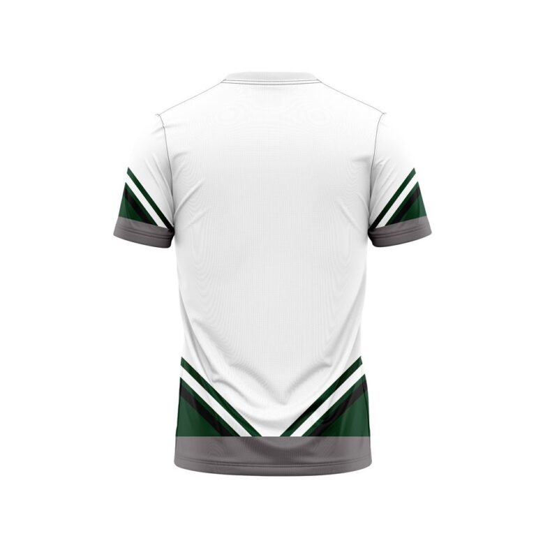 Full Dye Sub Workout Shirts - Varsity Pattern - Short Sleeves back