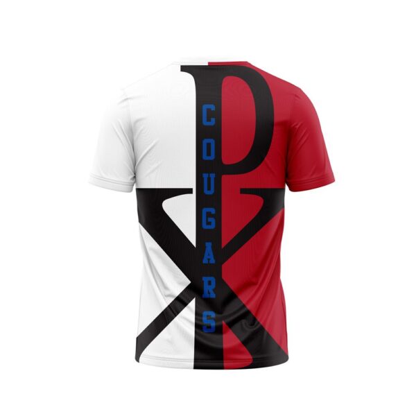 Full Dye Sub Workout Shirts - Varsity Pattern - Short Sleeves Back