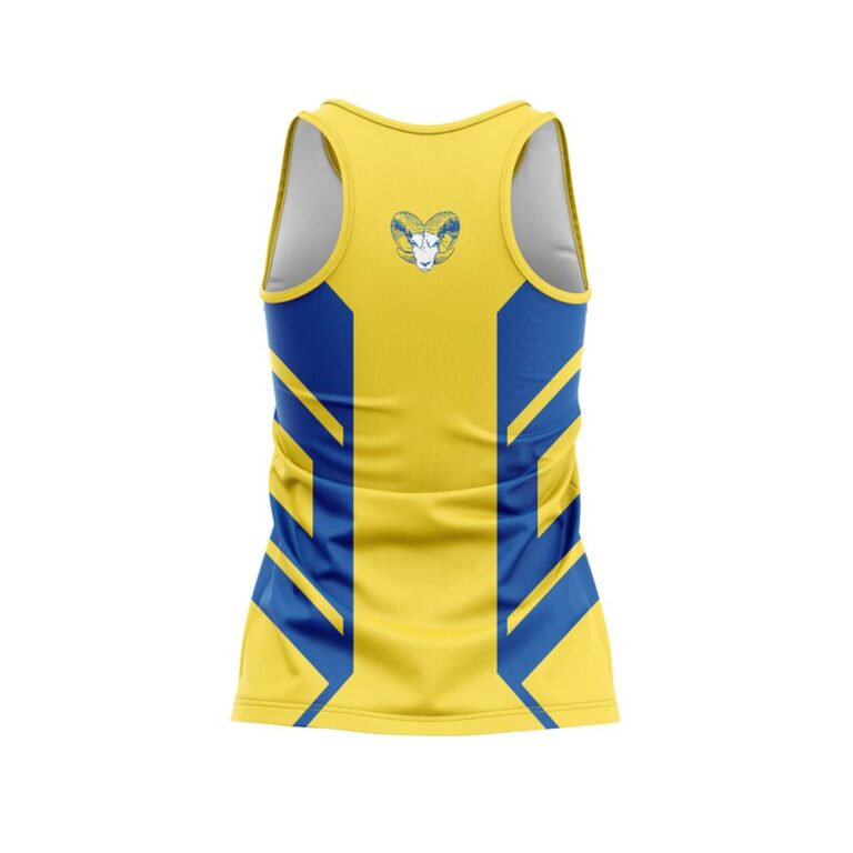 Pro Line Pattern – Track Jersey – Sleeveless – Racerback –back