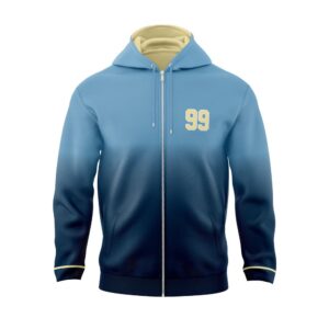 Zipper Front Hooded Jacket - Woven Microfiber with Mesh Lining front