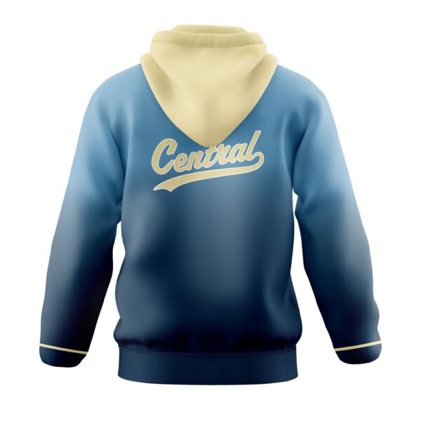 Full Dye Sub Full Zipper Front Hooded Jacket back