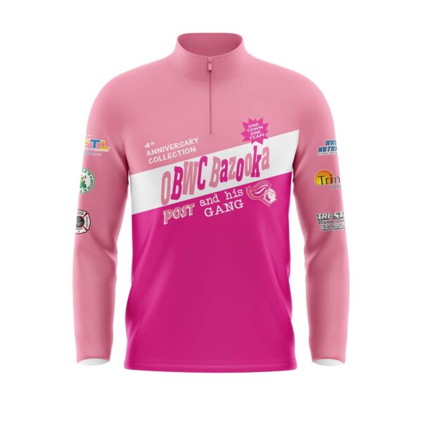 Full Dye Sub 1/4 Zip Pullover - Womens/Youth Girls Front