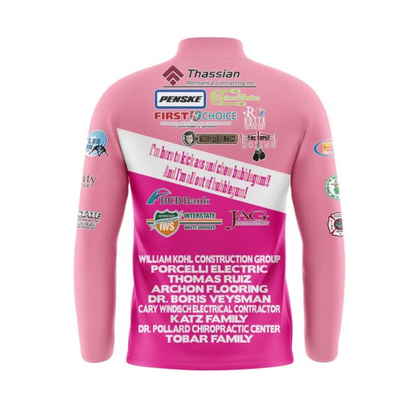 Full Dye Sub 1/4 Zip Pullover - Womens/Youth Girls Back