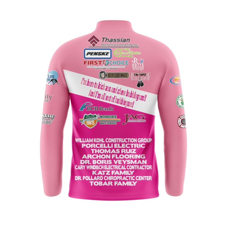 Full Dye Sub 1/4 Zip Pullover - Womens/Youth Girls Back