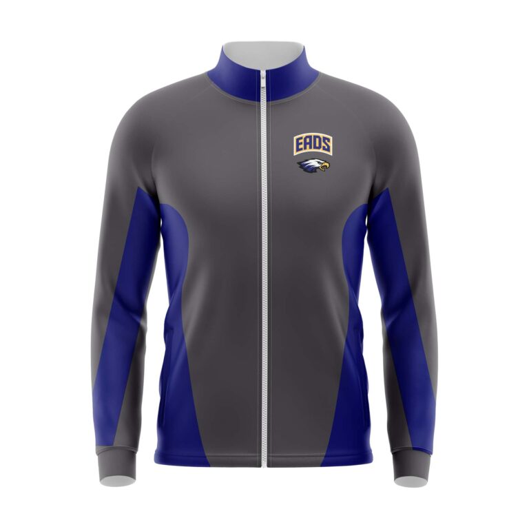 Full Dye Sub Full Zipper Woven Microfiber Warmup Jacket - Long Sleeve - Adult/Youth