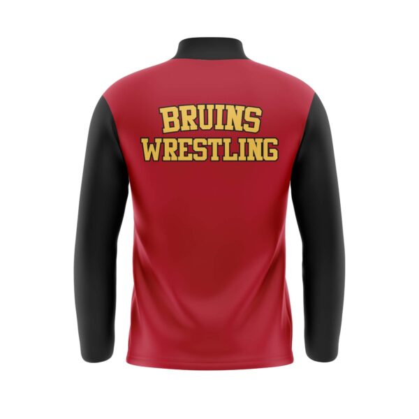 Full Dye Sub Quarter Zip Pullover Warmup Jacket - Adult/Youth