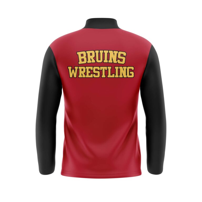 Full Dye Sub Quarter Zip Pullover Warmup Jacket - Adult/Youth