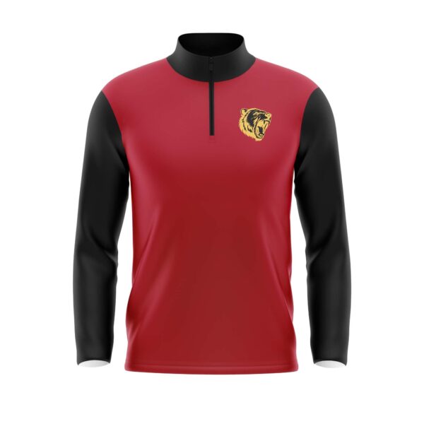 Full Dye Sub Quarter Zip Pullover Warmup Jacket - Adult/Youth