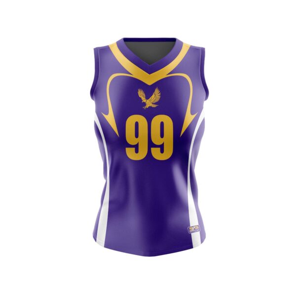 Full Dye Sub Sleeveless Pullover Jersey - Varsity Pattern - Womens/Youth Girls - Image 3