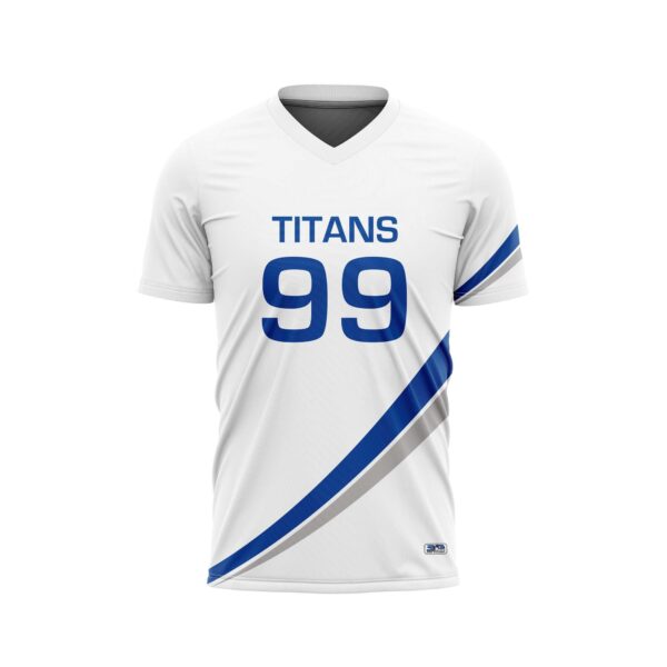 Full Dye Sub Single Ply Reversible Soccer/Volleyball Jersey - Varsity Pullover Pattern - Short Sleeve - Adult/Youth - Image 3