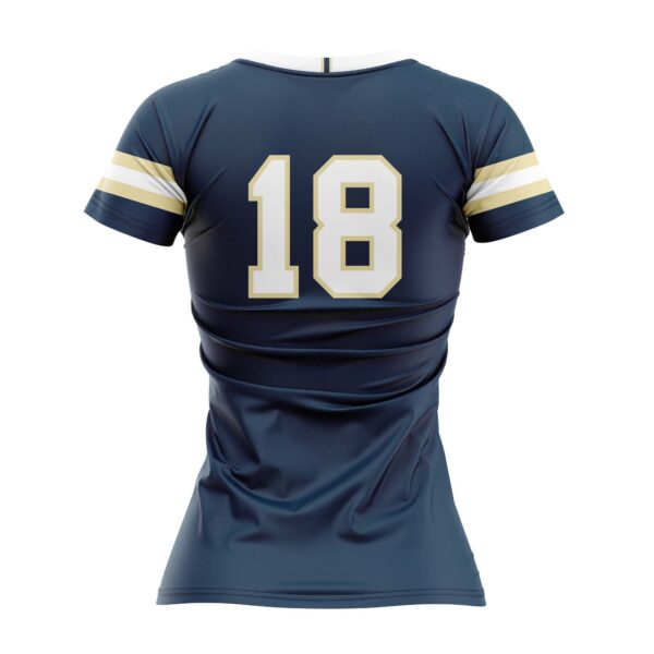 Full Dye Sub Short Sleeve Jersey - Pro Fit Volleyball Pattern - V Neck - Womens/Youth Girls - Image 2