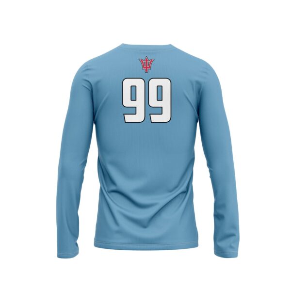 Full Dye Sub Long Sleeve Jersey - Varsity Pattern - Adult/Youth - Image 4