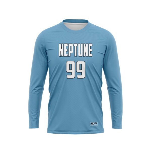 Full Dye Sub Long Sleeve Jersey - Varsity Pattern - Adult/Youth - Image 3