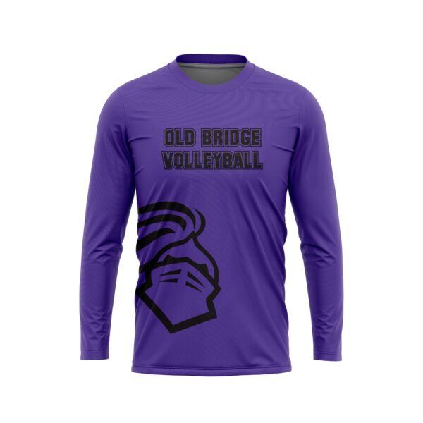 Full Dye Sub Long Sleeve Jersey - Varsity Pattern - Adult/Youth - Image 3