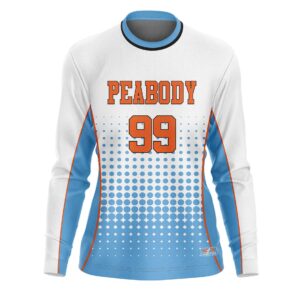 Full Dye Sub Long Sleeve Jersey - Varsity Pattern - Womens/Youth Girls
