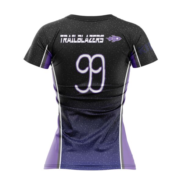Full Dye Sub Short Sleeve Jersey - Pro Fit Volleyball Pattern - Womens/Youth Girls - Image 2
