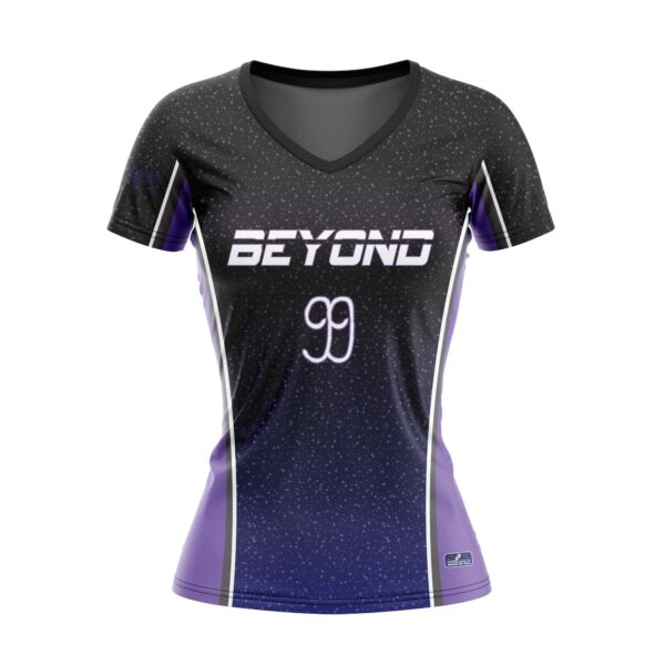 Full Dye Sub Short Sleeve Jersey - Pro Fit Volleyball Pattern - Womens/Youth Girls