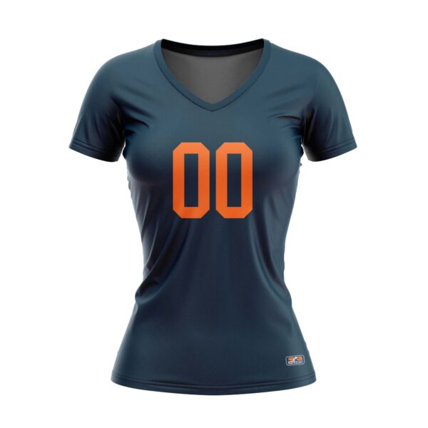 Full Dye Sub Short Sleeve Jersey - Pro Fit Volleyball Pattern - Womens/Youth Girls - Image 5