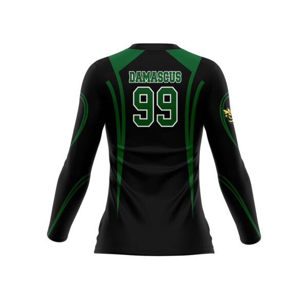 Full Dye Sub Long Sleeve Jersey - Pro Fit Volleyball Pattern - Womens/Youth Girls - Image 6