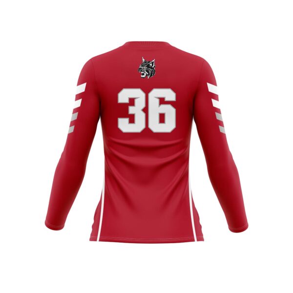 Full Dye Sub Long Sleeve Jersey - Pro Fit Volleyball Pattern - Womens/Youth Girls - Image 2