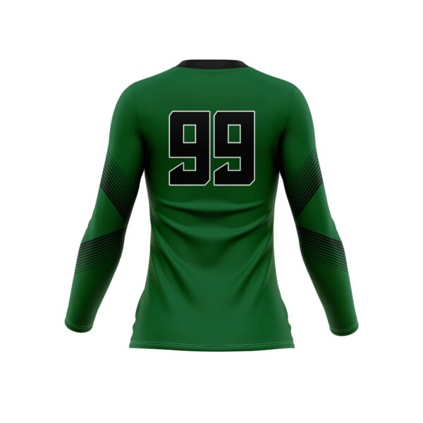 Full Dye Sub Long Sleeve Jersey - Pro Fit Volleyball Pattern - Womens/Youth Girls - Image 6