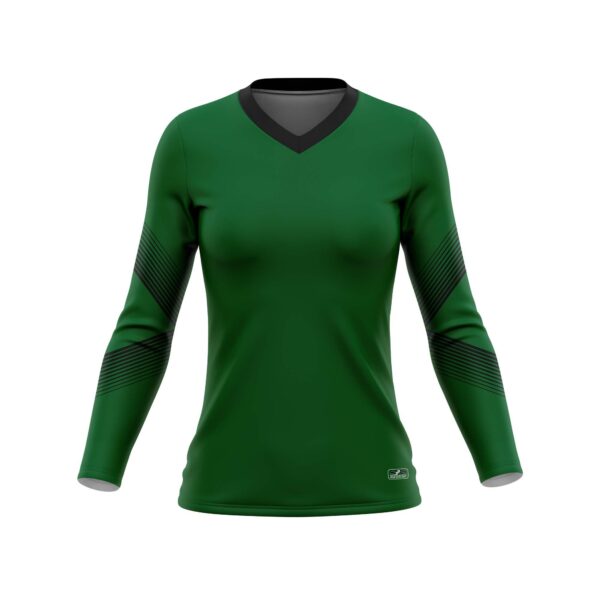 Full Dye Sub Long Sleeve Jersey - Pro Fit Volleyball Pattern - Womens/Youth Girls - Image 5