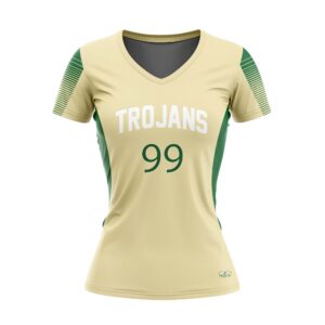 Full Dye Sub Cap Sleeve Pullover Jersey - Varsity Pattern - Womens/Youth Girls