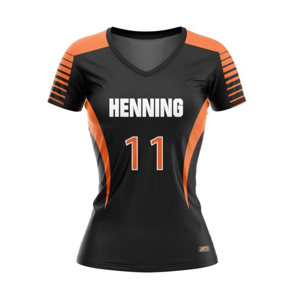 Full Dye Sub Cap Sleeve Pullover Jersey - Varsity Pattern - Womens/Youth Girls - Image 3