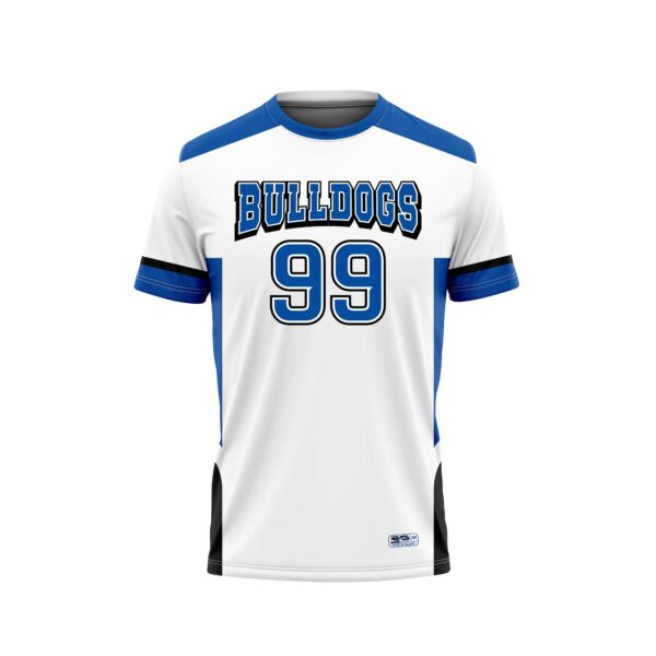 Full Dye Sub Single Ply Reversible Soccer/Volleyball Jersey - Varsity Pullover Pattern - Short Sleeve - Adult/Youth - Image 3