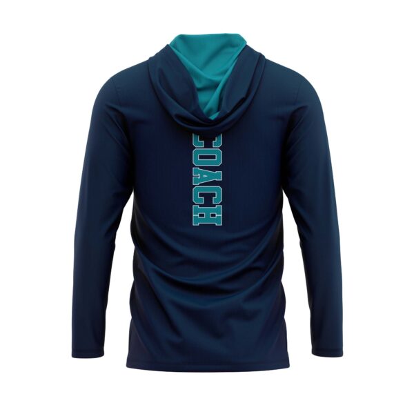 Full Dye Sub Pullover Hooded Jersey - Varsity Pattern - Long Sleeve - Adult/Youth - Image 2