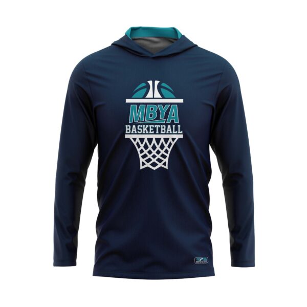 Full Dye Sub Pullover Hooded Jersey - Varsity Pattern - Long Sleeve - Adult/Youth