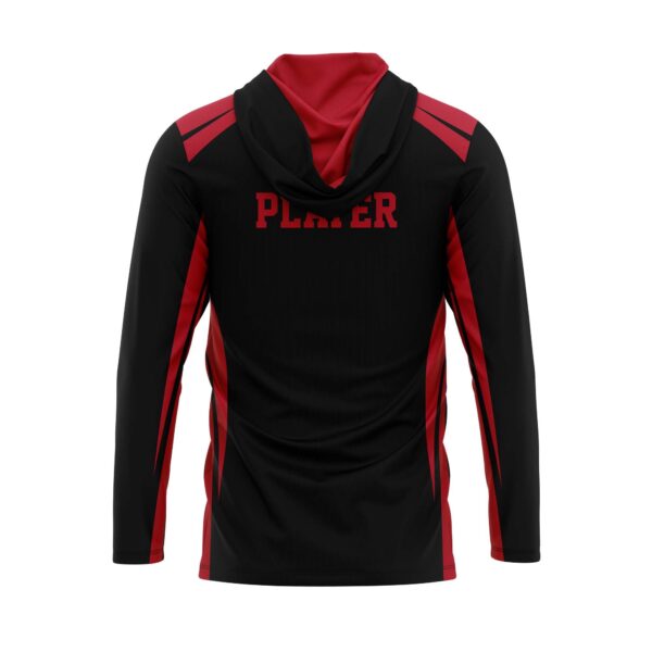 Full Dye Sub Pullover Hooded Jersey - Varsity Pattern - Long Sleeve - Womens/Youth Girls - Image 2