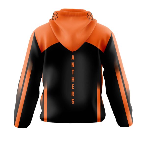 Full Dye Sub Quarter Zip Pullover Hooded Jersey - Varsity Pattern - Long Sleeve - Womens/Youth Girls - Image 2