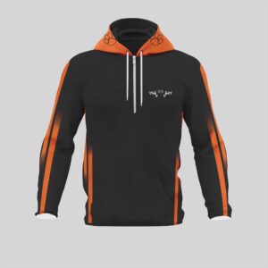 Full Dye Sub Quarter Zip Pullover Hooded Jersey - Varsity Pattern - Long Sleeve - Womens/Youth Girls