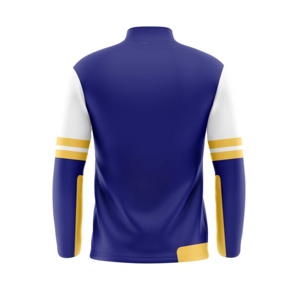 Full Dye Sub Quarter Zip Pullover Woven Microfiber Warmup Jacket - Long Sleeve - Adult/Youth - Image 2