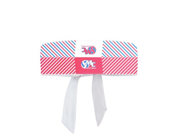 Full Dye Sub Headband - Tie Back style - 2.5" x 36" - print on both sides - Image 2