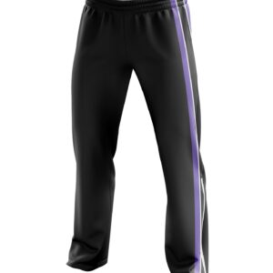Full Dye Sublimated Jogger Style Warmups Pants - Zippered Leg - Adult/Youth