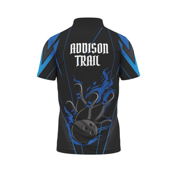 Full Dye Sub Quarter Zip Pullover Woven Microfiber Warmup Jacket - Short Sleeve - Adult/Youth - Image 2