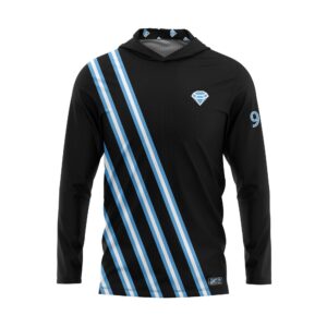 Full Dye Sub Pullover Hooded Jersey - Varsity Pattern - Long Sleeve - Adult/Youth