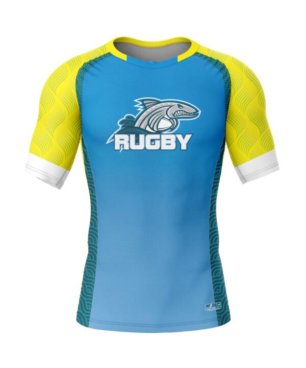 Full Dye Sub Pro Fit Rugby Pattern - Raglan Short Sleeve Jersey - Adult/Youth - Image 5
