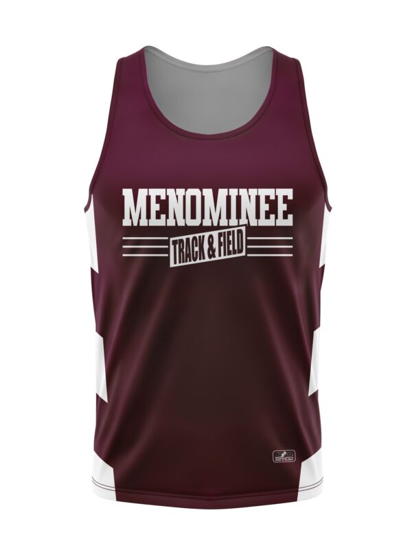 Varsity Pattern - Track/XC Jersey - Sleeveless - Standard Back - Round neck - Womens/Youth Girls