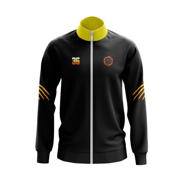 Full Dye Sub Full Zipper Woven Microfiber Warmup Jacket - Long Sleeve - Adult/Youth