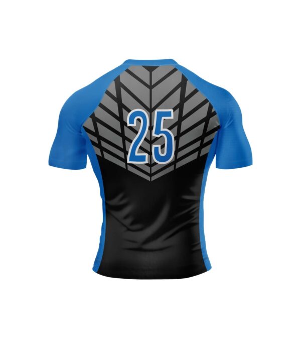 Full Dye Sub Raglan Placket Rugby Pattern - Short Sleeve Jersey - Adult/Youth - Image 4