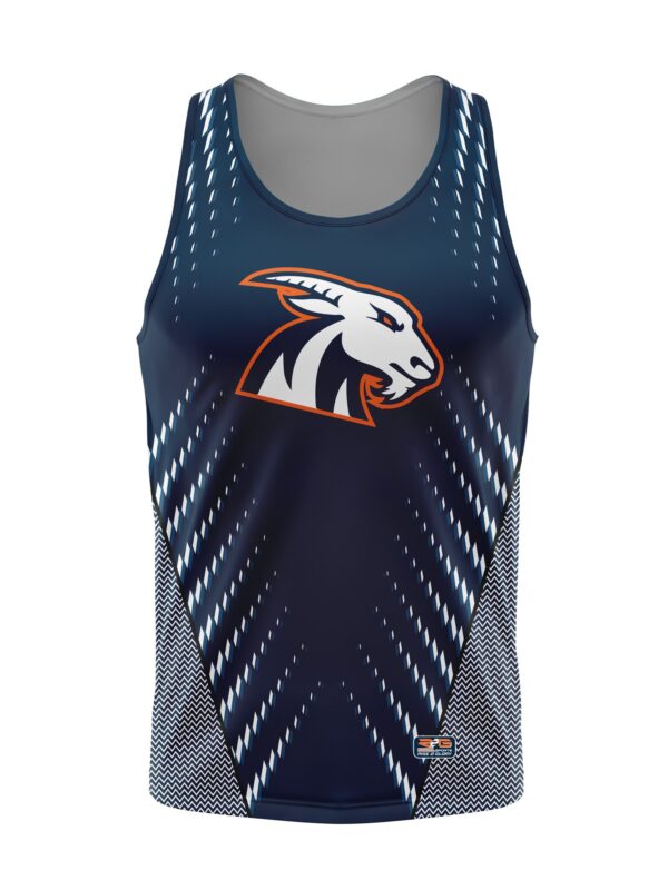 Varsity Pattern - Track/XC Jersey - Sleeveless - Standard Back - Round neck - Womens/Youth Girls - Image 3