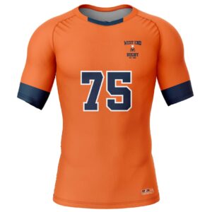 Full Dye Sub Raglan Rugby Pattern - Short Sleeve Jersey - Adult/Youth