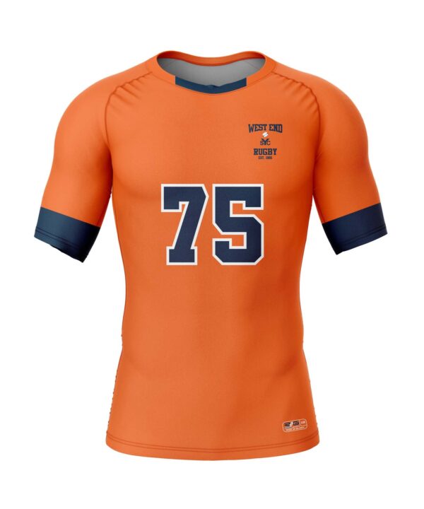 Full Dye Sub Raglan Rugby Pattern - Short Sleeve Jersey - Adult/Youth