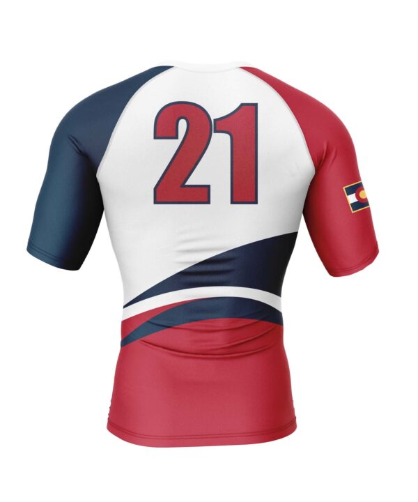 Full Dye Sub Raglan Rugby Pattern - Short Sleeve Jersey - Adult/Youth - Image 6