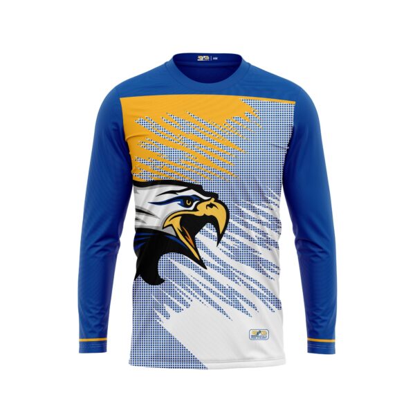 Full Dye Sub Long Sleeve Jersey - Varsity Pattern - Adult/Youth